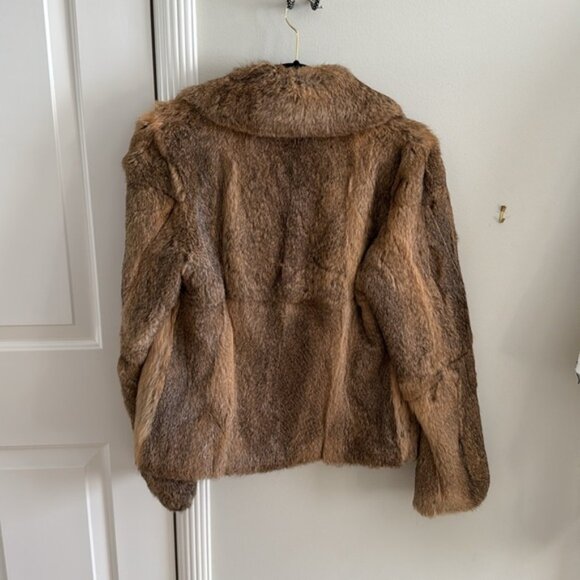 ARDEN B RABBIT FUR JACKET-size SMALL - Picture 7 of 7